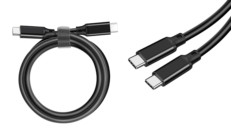 What are the factors that affect the transmission speed of USB connection lines?