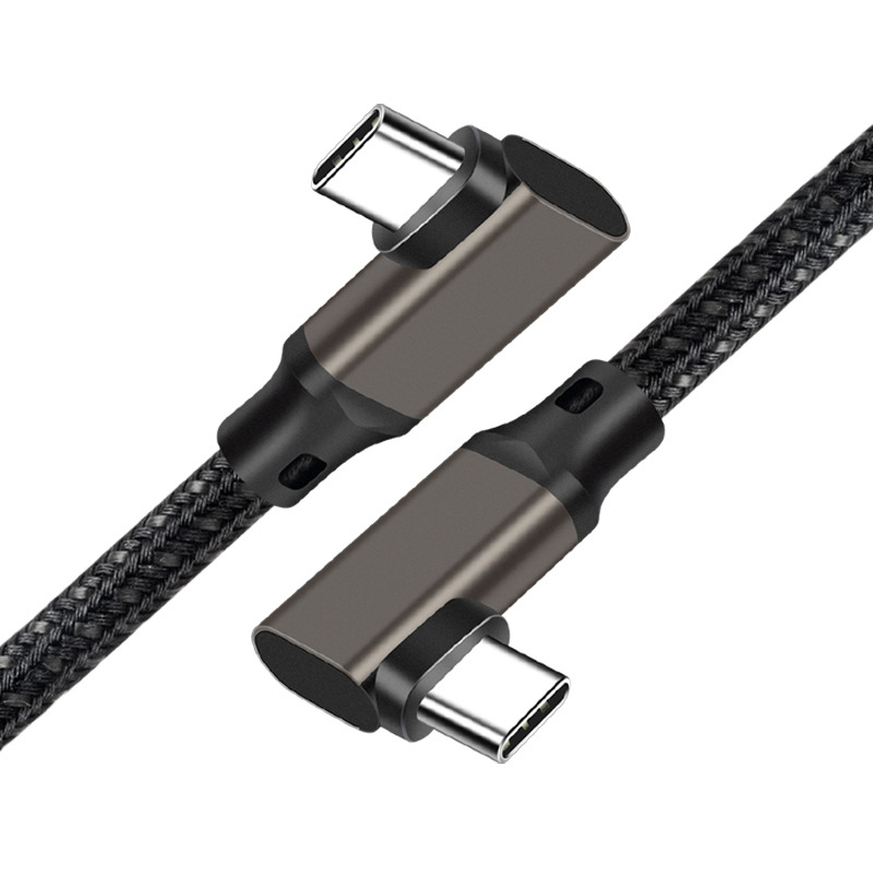 Double bend data cable